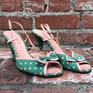 Vintage Moschino Slingback Heels